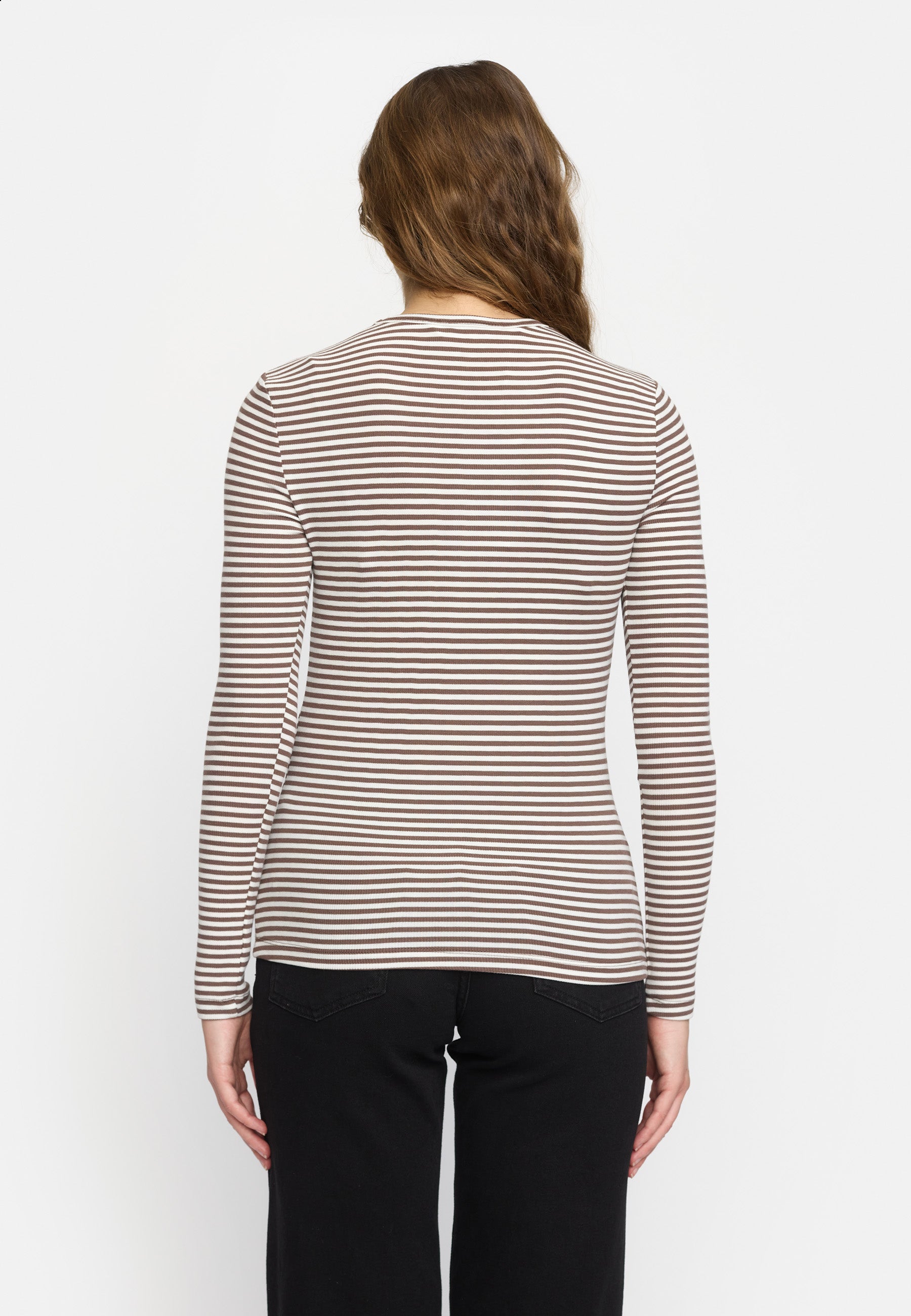 SRFenja Stripe O-neck Top